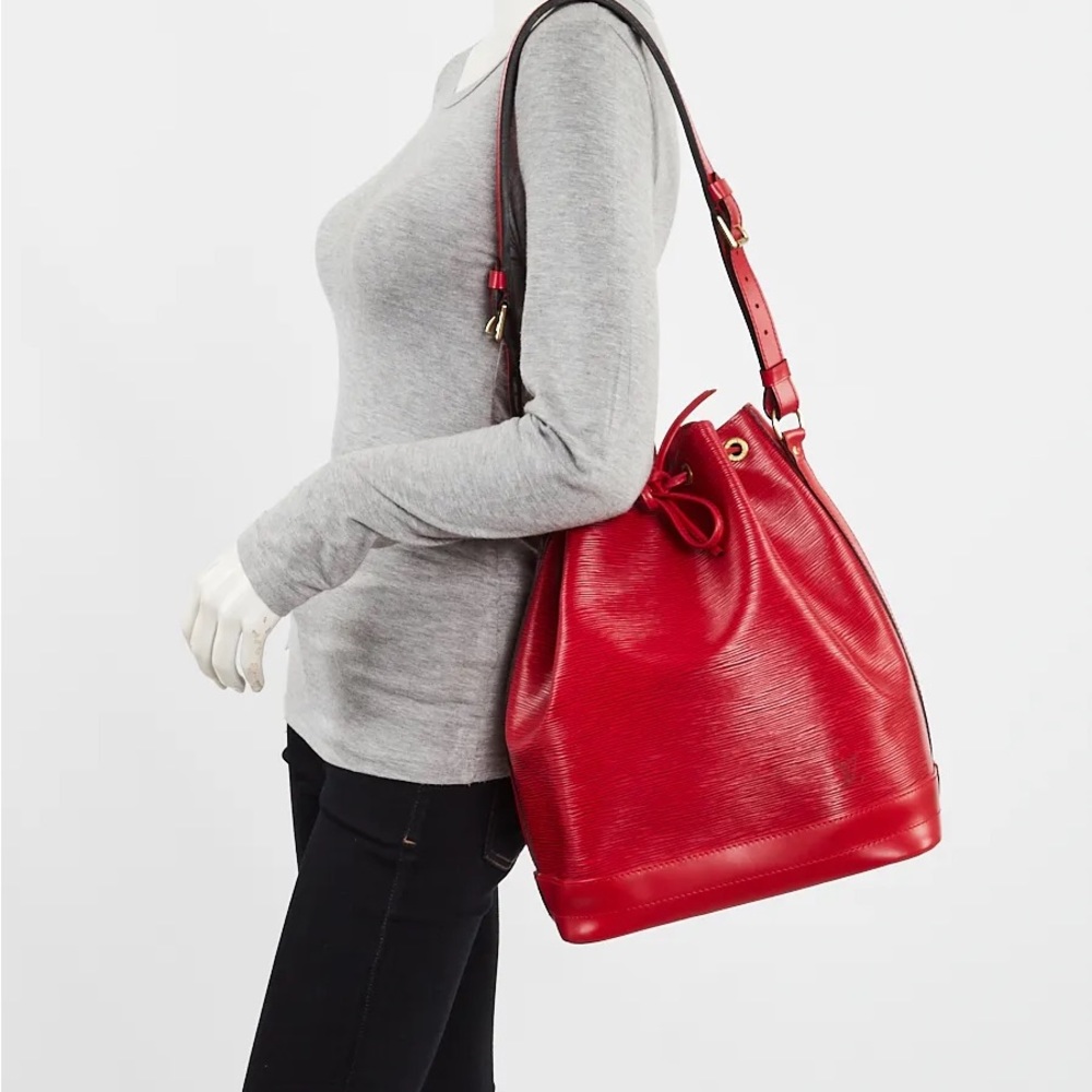 Louis Vuitton Red Epi Leather GM Noe Bag - Picture 2 of 14